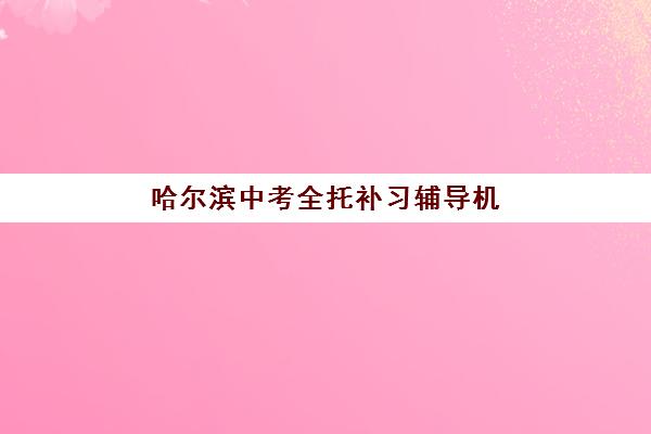 哈尔滨中考全托补习辅导机构排名一览表最新如何查询？2025年权威榜单解析、择校指南与避坑全攻略