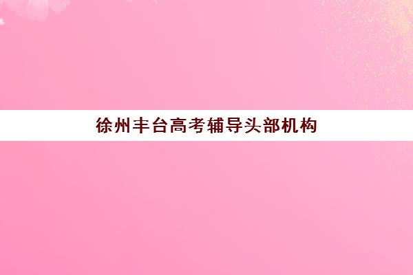 徐州丰台高考辅导头部机构深度测评，2025年度白皮书揭示前十强择校指南
