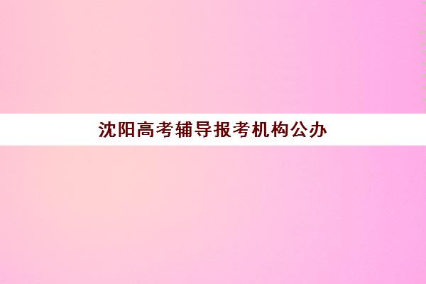 沈阳高考辅导报考机构公办vs民办服务对比如何选择？2025年最新权威差异分析、各自核心优势与科学择校全指南