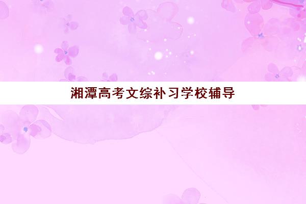 湘潭高考文综补习学校辅导机构哪家好一点？2025年最新择校指南与五大机构深度评测