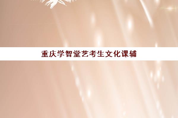 重庆学智堂艺考生文化课辅导补习机构学费多少钱？2025年收费标准全面解析与择校性价比深度评估指南