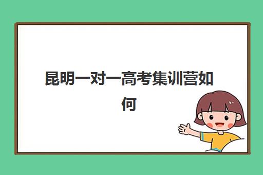 昆明一对一高考集训营如何选？2025年校区分布地图与择校攻略