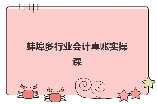 蚌埠多行业会计真账实操课程培训机构哪个比较好？2025年最新排名、课程对比与选择指南