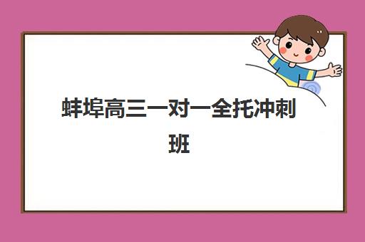 蚌埠高三一对一全托冲刺班如何选？2026年机构对比与费用全解析