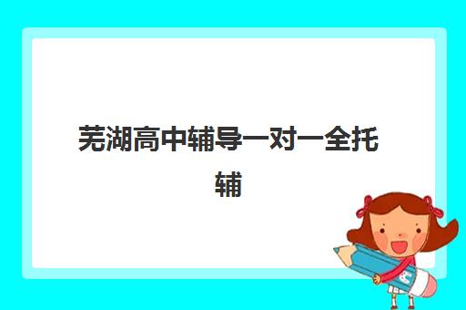 芜湖高中辅导一对一全托辅导机构排名榜单如何查询？2025年最新榜单解析与择校指南