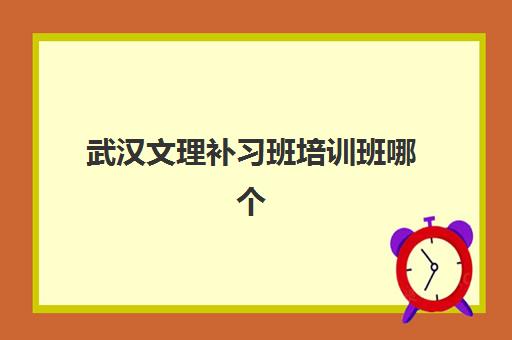 武汉文理补习班培训班哪个最好一点？2025年权威排名解析、择校技巧与成功案例深度剖析