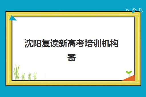 沈阳复读新高考培训机构寄宿基地有哪些？2025年权威排名与择校全指南
