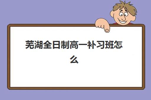 芜湖全日制高一补习班怎么选？2025年最新机构对比指南与择校建议