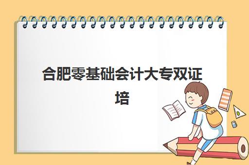 合肥零基础会计大专双证培训怎么选？2025年主流机构课程对比与择校指南