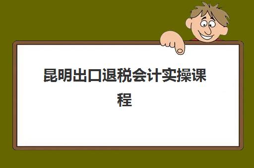 昆明出口退税会计实操课程机构如何选？2025年最新口碑评测与性价比指南