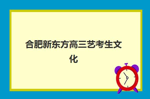 合肥新东方高三艺考生文化培训班大概多少钱？2025年收费标准全面解析与高性价比报读指南